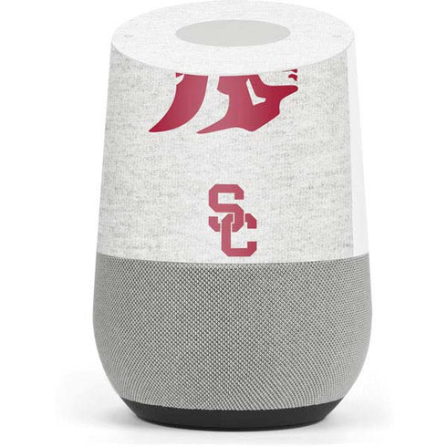 University of Southern California USC Grey Trojan Mascot Google Home Skin